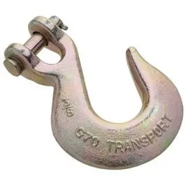 Yellow Chromate Clevis Slip Hook – 3/8-Inch Size 1