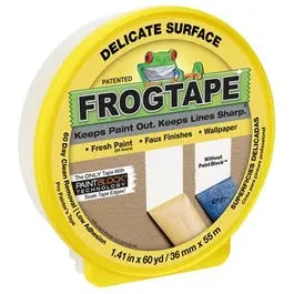 Yellow Delicate-Surface Painting Tape – 1.41 Inches × 60 Yards 1
