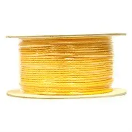 Yellow Hollow-Braid Polypropylene Rope – 1/4-Inch X 1000 Feet 1