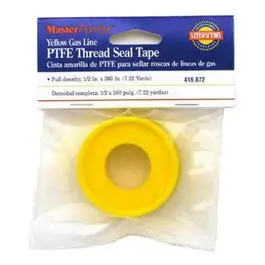 Yellow Ptfe Gas Line Thread Seal Tape – 1/2 In X 260 Ft 1