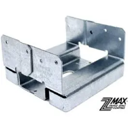 Z-Max Adjustable Post Base – 16-Gauge Steel, 6" X 6", 1-Inch Standoff Height 1