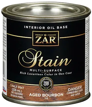 Zar Interior Wood Stain – Champagne, 0.5 Pint 1