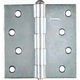 Zinc Broad-Leaf Door Hinge – 4-Inch X 4-Inch 1