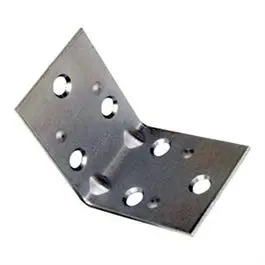 Zinc-Coated Double-Wide Corner Brace – 2" × 1.5", 2-Pack 1