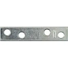 Zinc-Coated Mending Plate Kit – 4-Pack, 3 In X 5/8 In 1