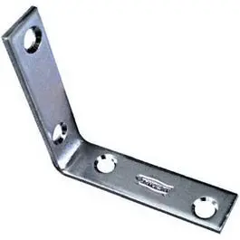 Zinc Corner Brackets – 4-Pack, 2.5 In X 5/8 In 1