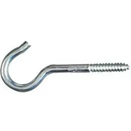 Zinc-Plated Ceiling Hook – #14 Gauge, 1-5/16-Inch Length (10-Pack) 1