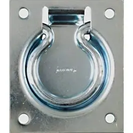 Zinc-Plated Chest And Door Ring Pull – 100-Pound Load Capacity 1