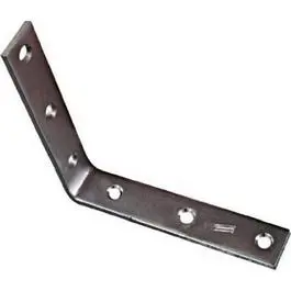 Zinc-Plated Corner Brace – 6" X 1-1/8" 1
