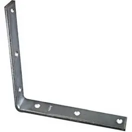 Zinc-Plated Corner Brace – 8" X 1.25" 1