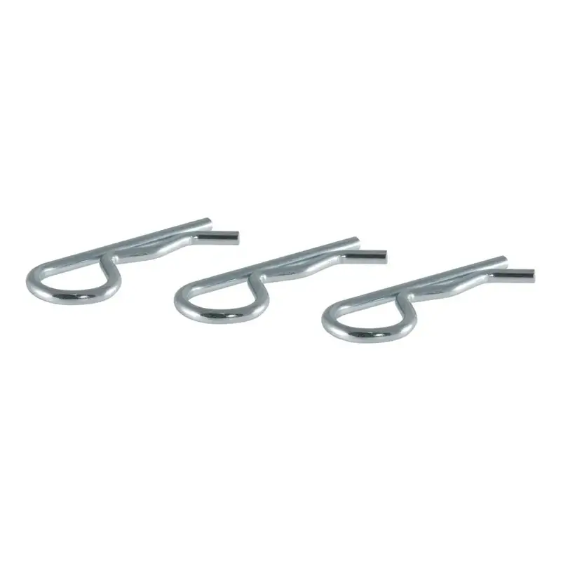 Zinc-Plated Curt Hitch Clips For Secure Trailer Hitch Installation 1