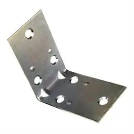 Zinc-Plated Double-Wide Corner Brace – 2.5" × 1.5", 2-Pack 1