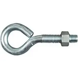 Zinc-Plated Eye Bolt – 1/2 Inch Diameter × 4 Inches Long 1