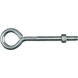 Zinc-Plated Eye Bolt – 3/8 Inch Diameter × 6 Inches Long 1