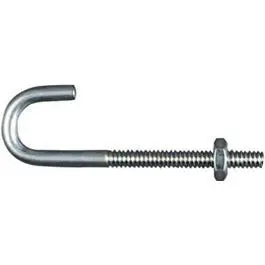 Zinc-Plated J-Bolt – 3/16-Inch Diameter X 2.5-Inch Length 1