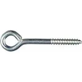 Zinc-Plated Lag Screw Eye – 1/4" X 3.75" 1