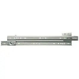 Zinc-Plated Medium-Duty Drawer Slide – 16-Inch Extension, 75-Pound Load Capacity 1