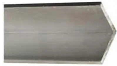 Zinc-Plated Solid Steel Angle Bracket – 1-1/4" X 1-1/4" X 4 Ft 1
