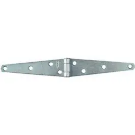 Zinc-Plated Strap Hinges – 5-Inch Heavy-Duty Gate Hardware (2-Pack) 1