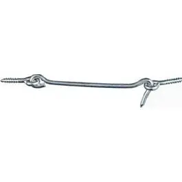 Zinc-Plated Wire Hook And Eye Fasteners – 6-Inch Length 1