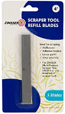 Zinsser 4-Inch Scraper Blade Refills – Pack Of Replacement Blades 1