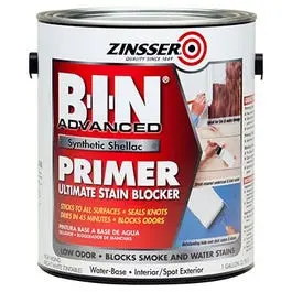 Zinsser B.I.N. Advanced Stain-Blocking Primer – Bright White, 1 Gallon 1